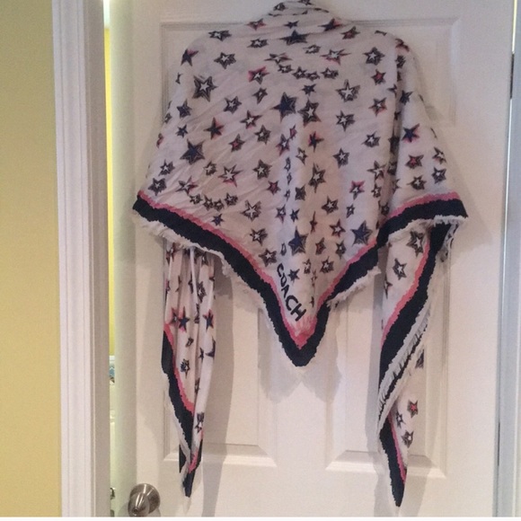NWOT COACH large star scarf. - Picture 3 of 4